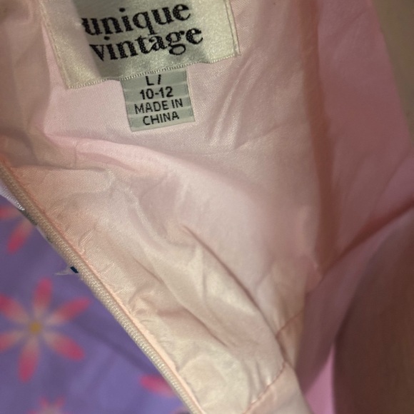 ✨ Unique Vintage Pink Iridescent Heart Party Dress | Size 10/12 ✨ - Picture 4 of 6
